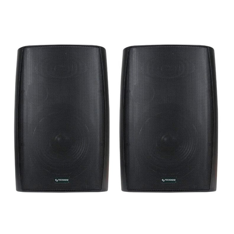 TecShow DOME W8 Parlantes de Instalacion Negro