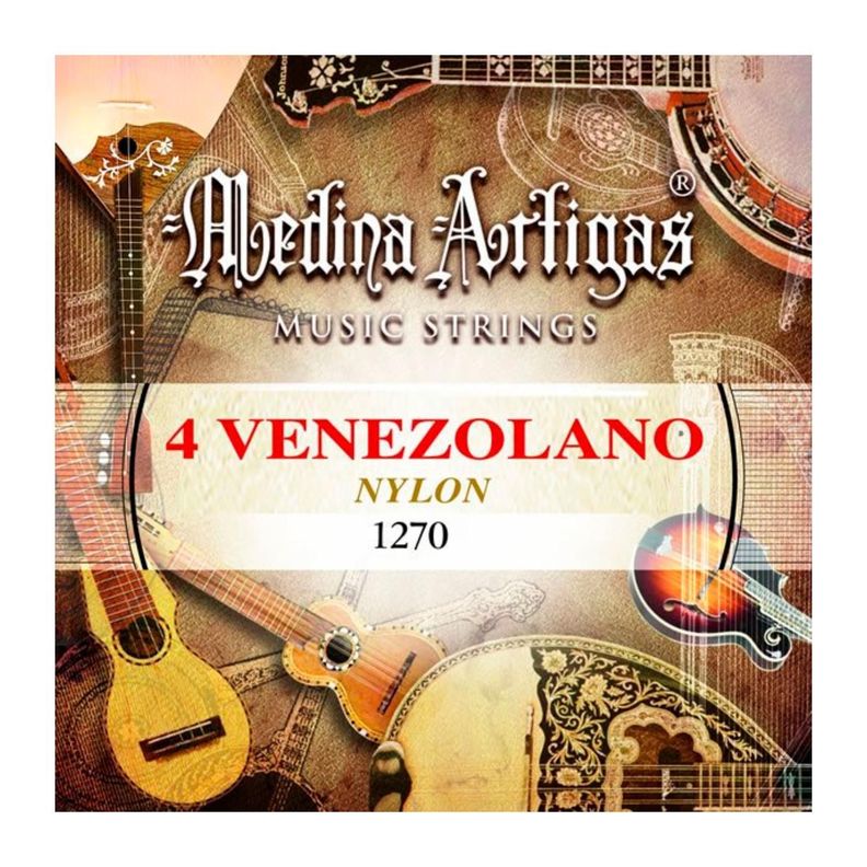 Medina Artigas NYLON 1270 Set de Cuerdas Cuatro Venezolano Plata