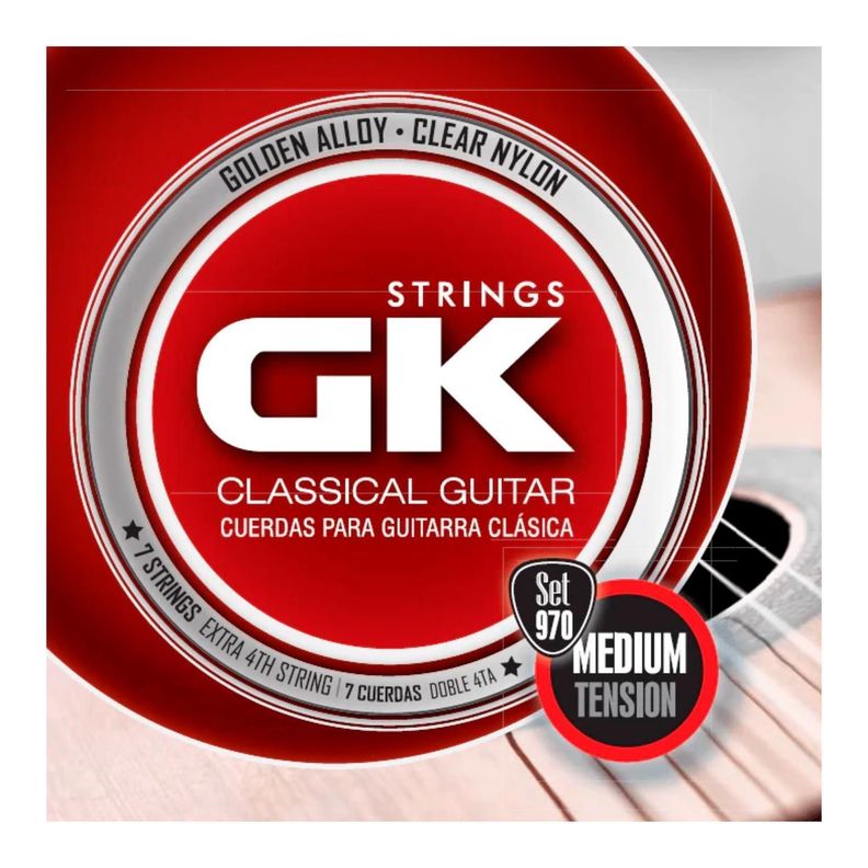 Medina Artigas SET 970 MEDIUM TENSION Set de Cuerdas Guitarra Acustica Nylon Plata