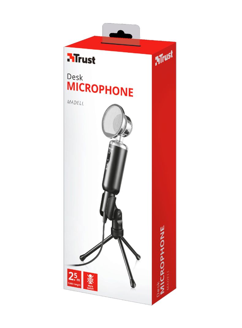 MICROFONO VINTAGE PC + TRIPODE MADELL TRUST-2