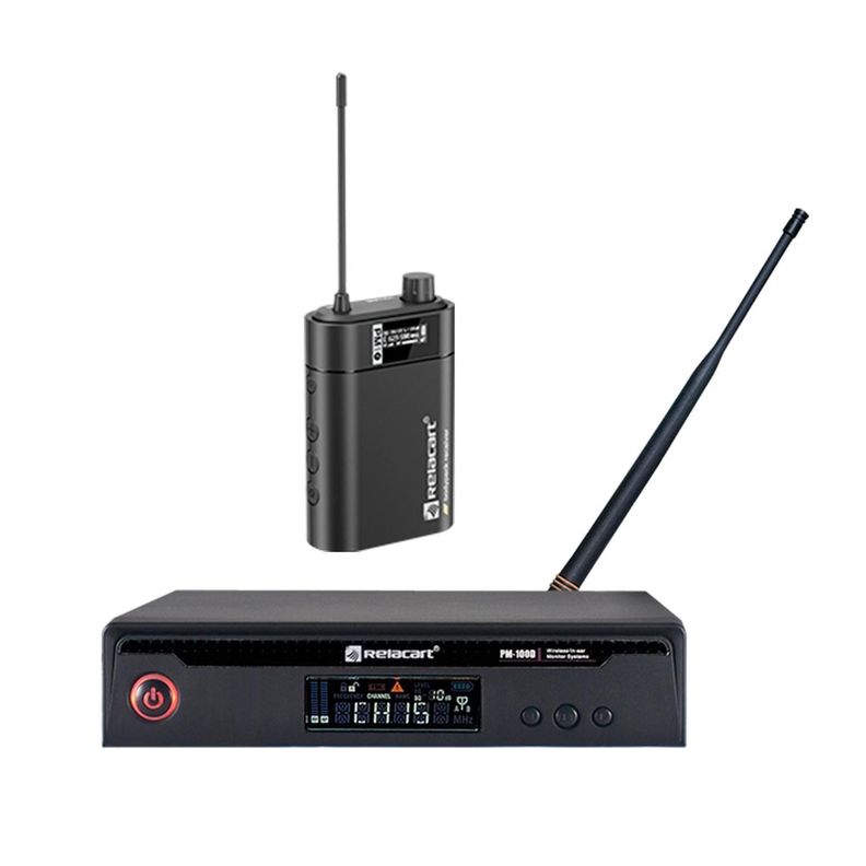 Relacart PM 100D Sistema de Monitoreo inalambrico Negro
