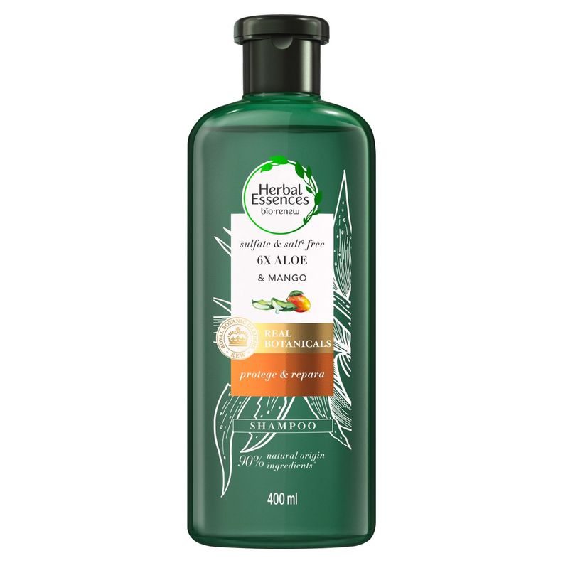 Pack 3 Shampoo Herbal Essences 6X Aloe & Mango 400ml-2