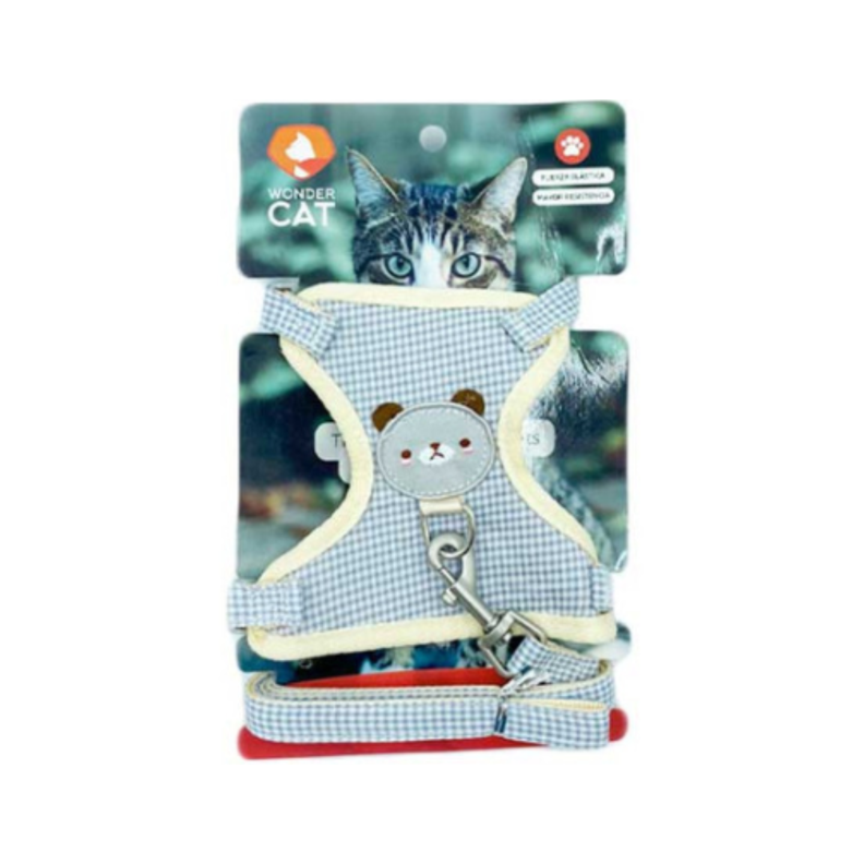 Arnés De Oso M Con Correa Azul-1