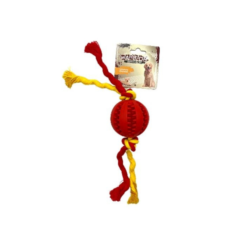 Pelota Con Cuerda Warrior Rojo/Amarillo-1