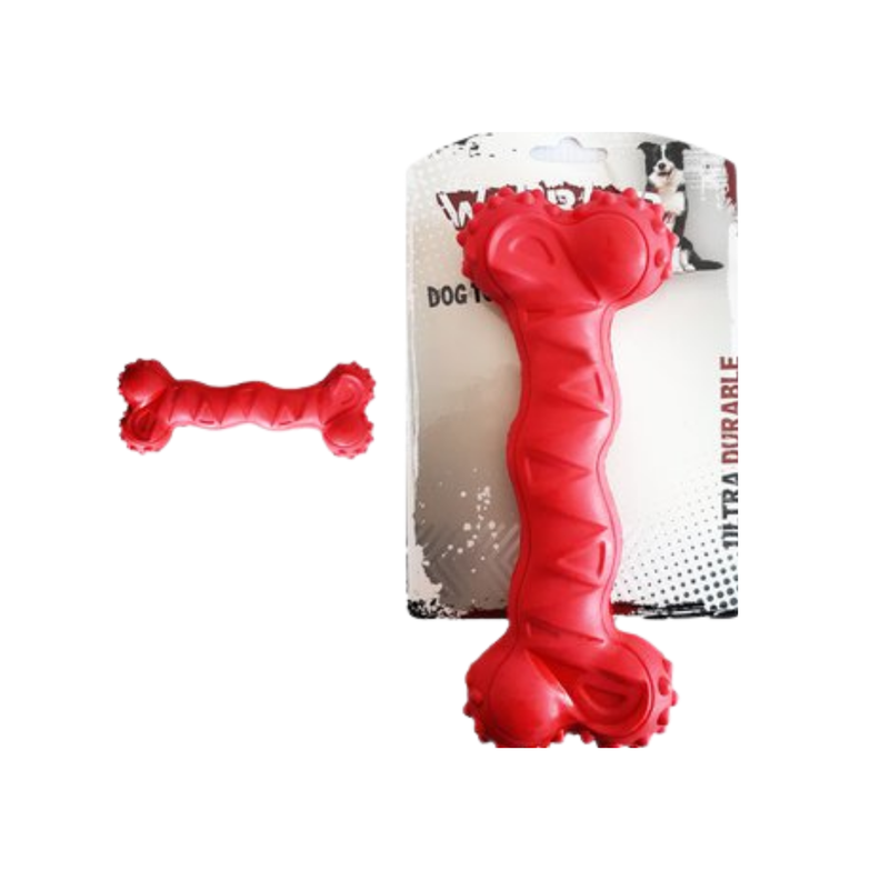 Warrior Hueso Caucho Crujiente Rojo-1