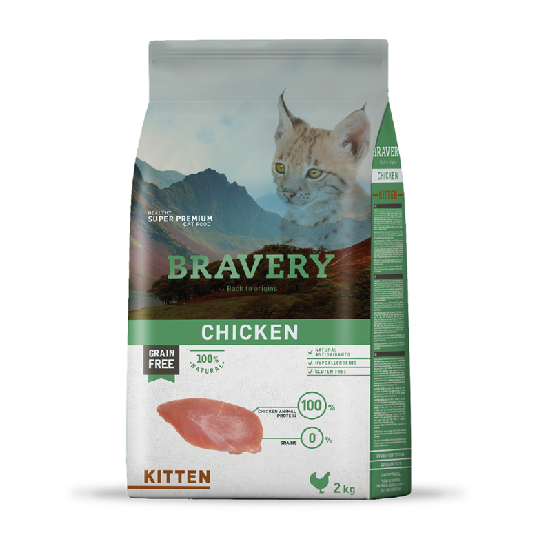 Bravery Chicken Kitten Cat 2 Kg-0