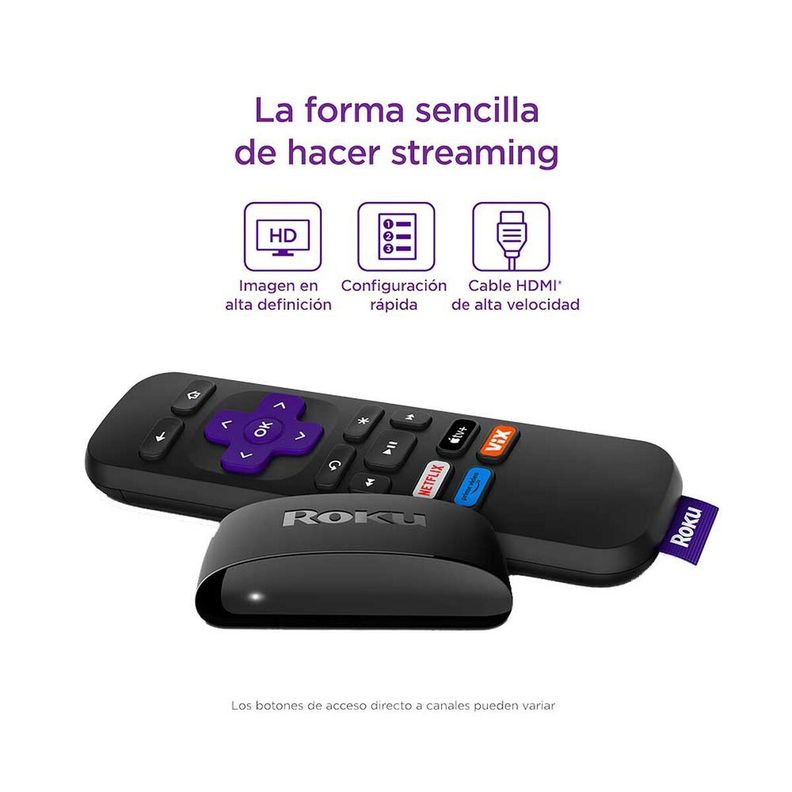 Roku Express HD Streaming Modelo 3960-2