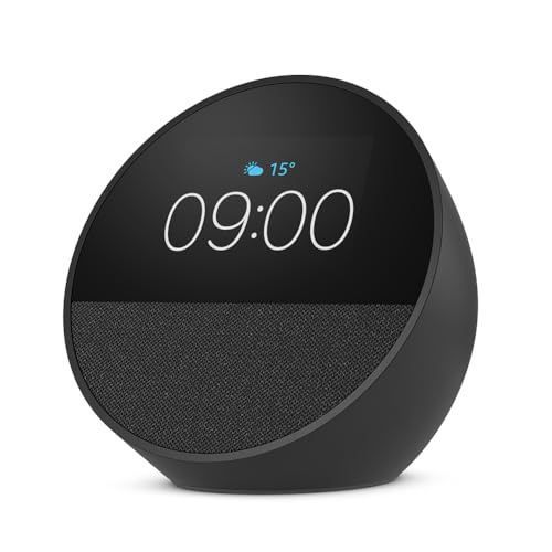 Amazon Echo Spot Bocina Inteligente - Negro-0
