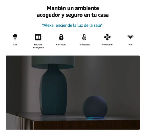 Amazon Echo Dot 5 con Alexa - Azul-4