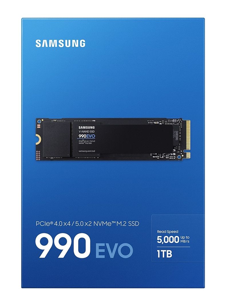 Disco Sólido M.2 Samsung 990 EVO 1TB PCIe 4.0-0