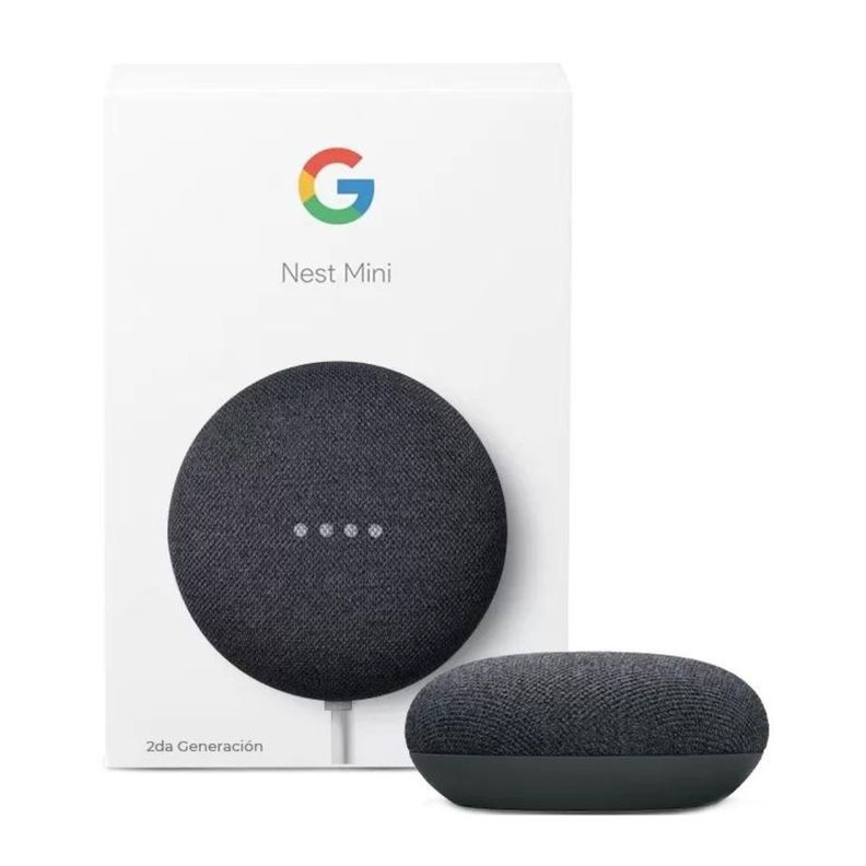 Google nest Mini 2da Generación Carbon-2