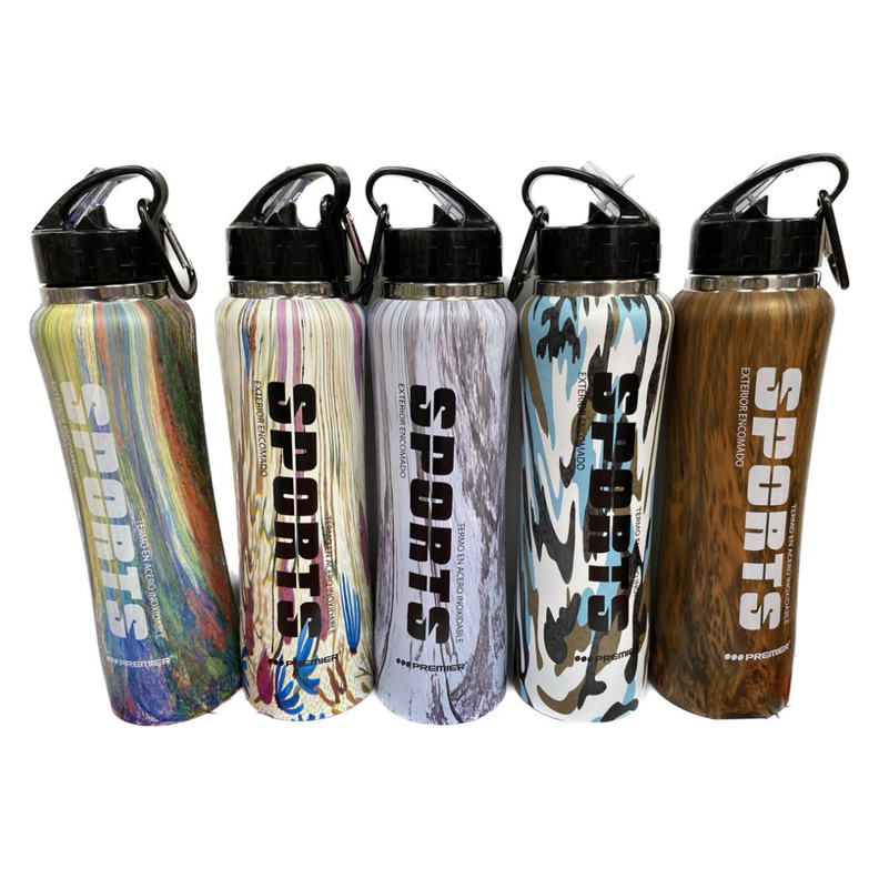 Botella de agua deportiva acero inoxidable 1050 ml-2