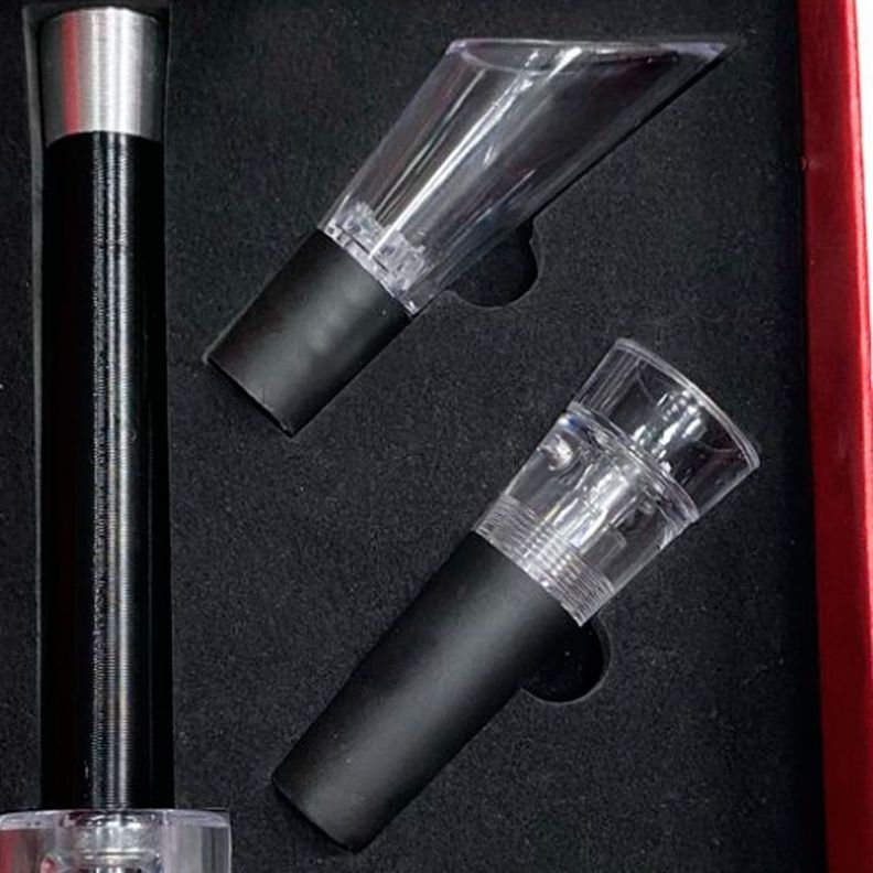 Kit de accesorios para vino 4 piezas-2