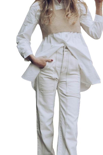 Pantalon Blanca color blanco Rupha-1