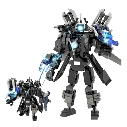 Bloques De Construcción Titan Camaraman Mejorado Gran Tamaño-0