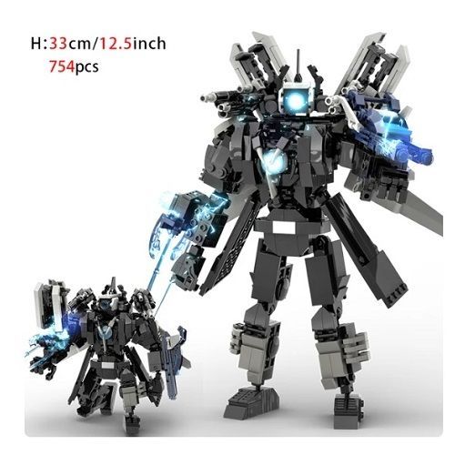 Bloques De Construcción Titan Camaraman Mejorado Gran Tamaño-1