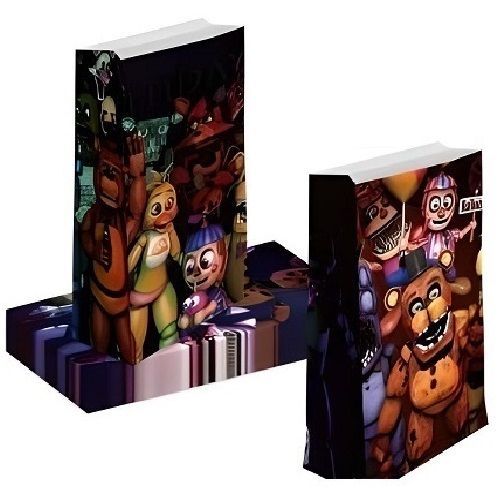 Cajitas Five Nights At Freddys Bolsitas Cumpleaños Multiuso-0