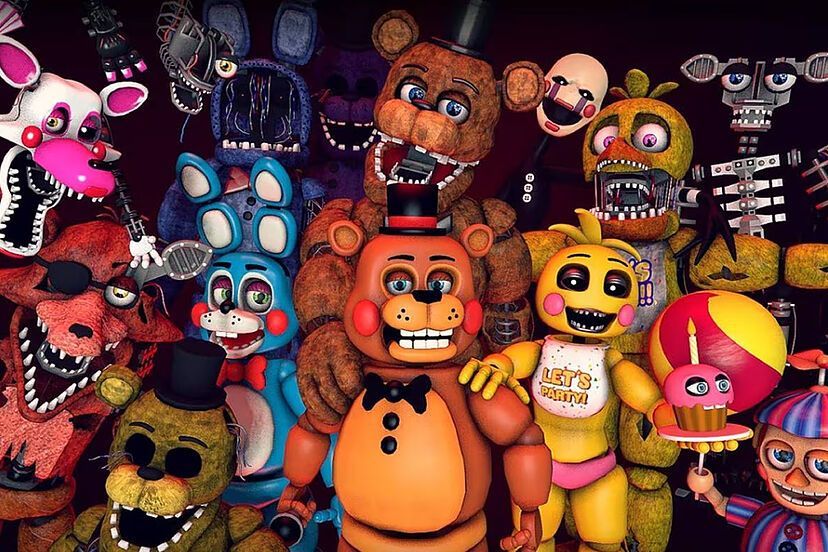 Cajitas Five Nights At Freddys Bolsitas Cumpleaños Multiuso-1
