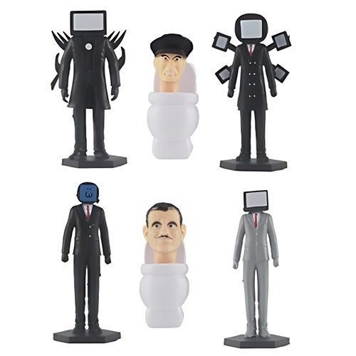 12 Figuras Skibidi Toilet Titan Tv man-2