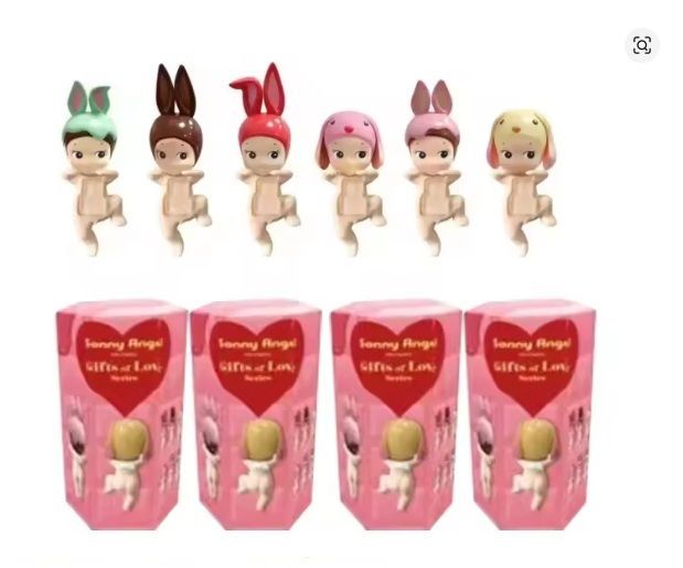 Figura Sonny Angel Para Celular Gifts Of Love 6 Pzs Aurora beam