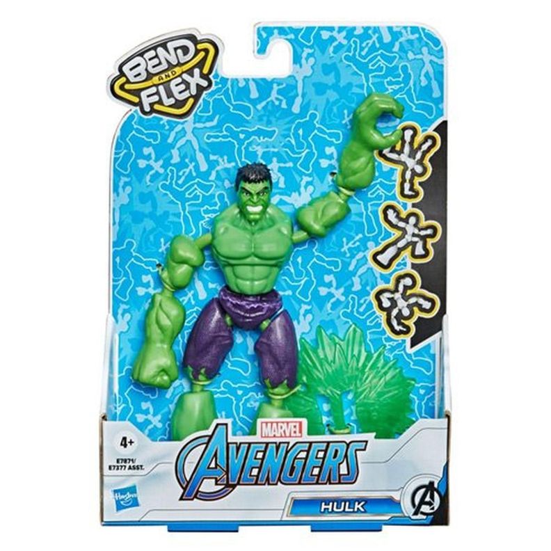 Hulk Marvel Avengers Bend And Flex Hasbro Verde