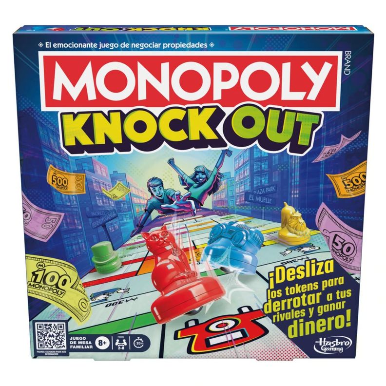 Juego De Mesa Monopoly Knock Out-0