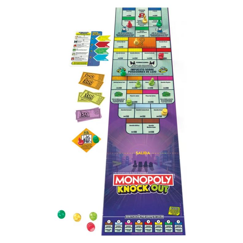 Juego De Mesa Monopoly Knock Out-3