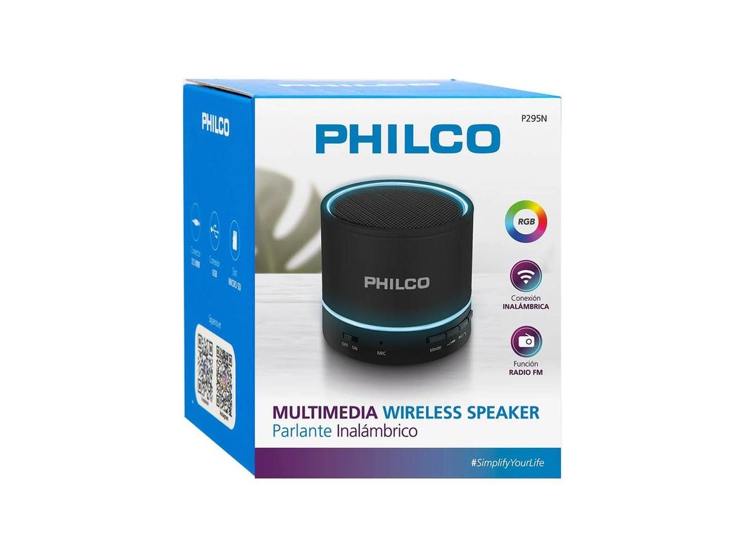 Parlante Portatil Bluetooth-usb P295 Black Negro