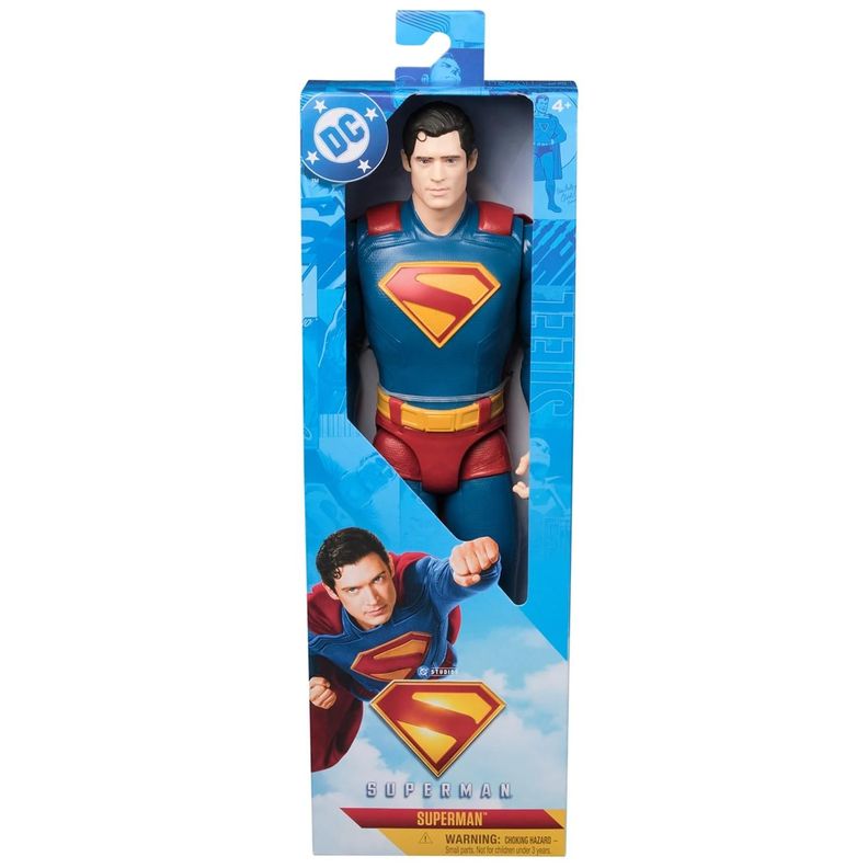 Figura Articulada Superman 30 Cm - 6073657 Azul 115