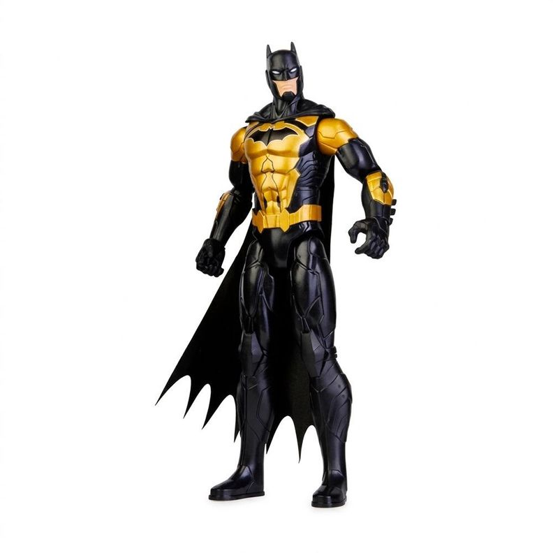 Figura Attack Tech Batman DC Articulada 30cm Negro 5