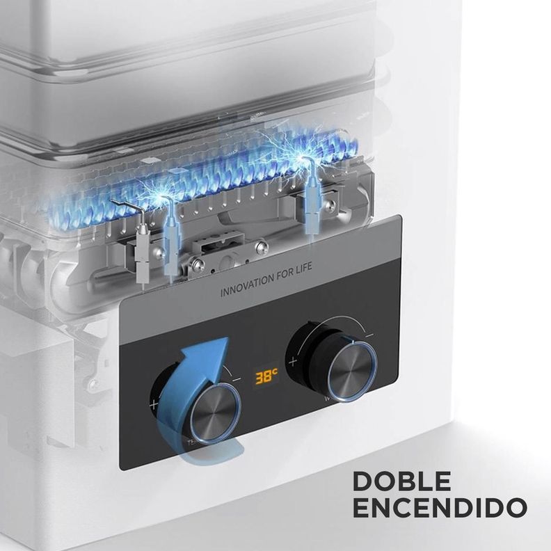 Calefont Midea 13 Litros Tiro Natural Gas Licuado-7
