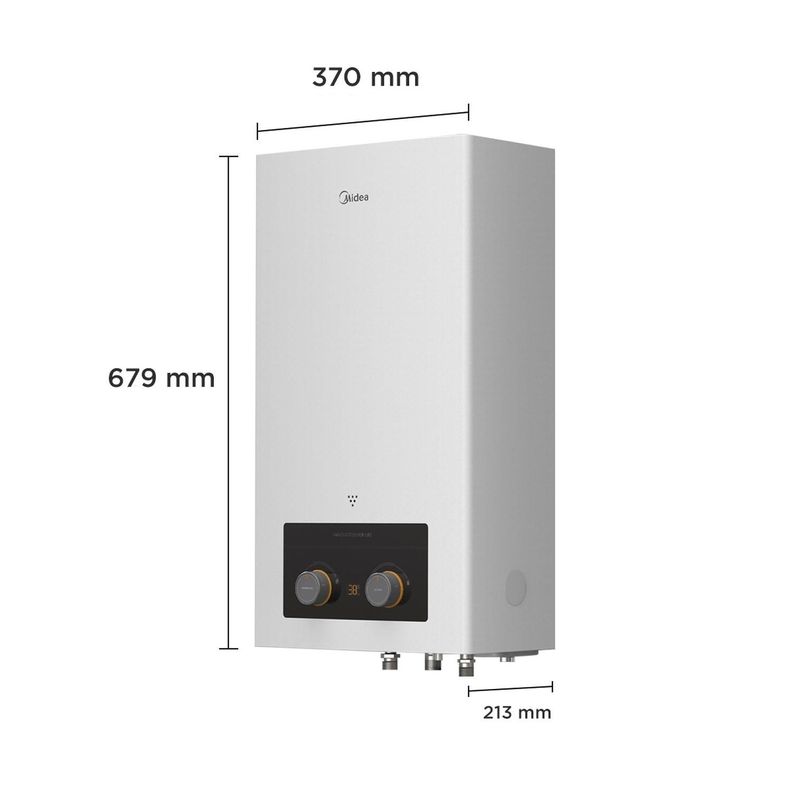 Calefont Midea 13 Litros Tiro Natural Gas Licuado-8