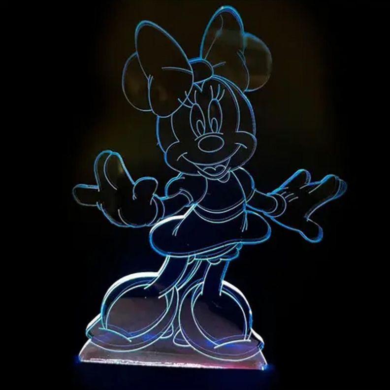 Lámpara acrílico Minnie 10W 1 luz LED MNLE771-2