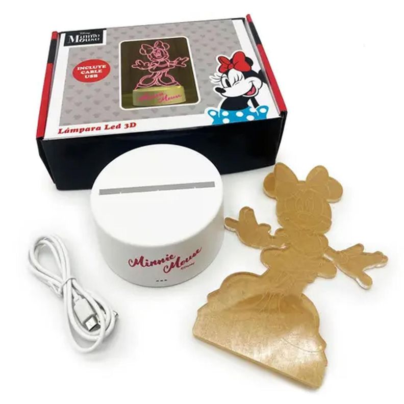 Lámpara acrílico Minnie 10W 1 luz LED MNLE771-3