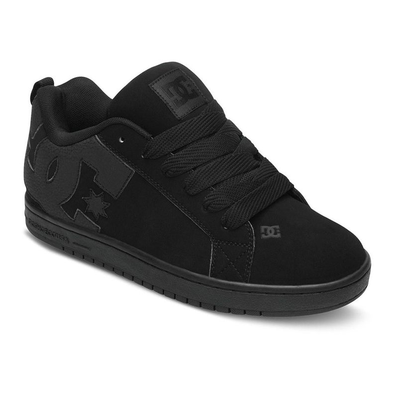 Zapatilla DC Cuero Hombre Court Graffik 300529 3BK-1