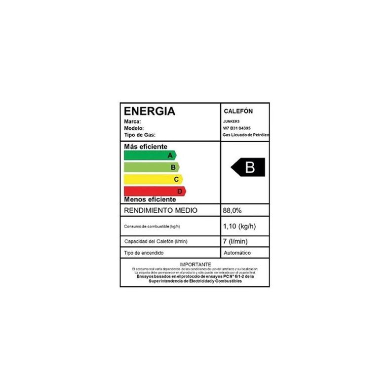 Calefon Ionizado 5 Litros Gas Licuado Hydrobase 1500 Junker-2