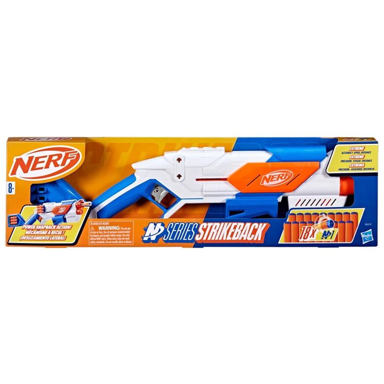Lanzador N-Series Strikeback Nerf Blanco