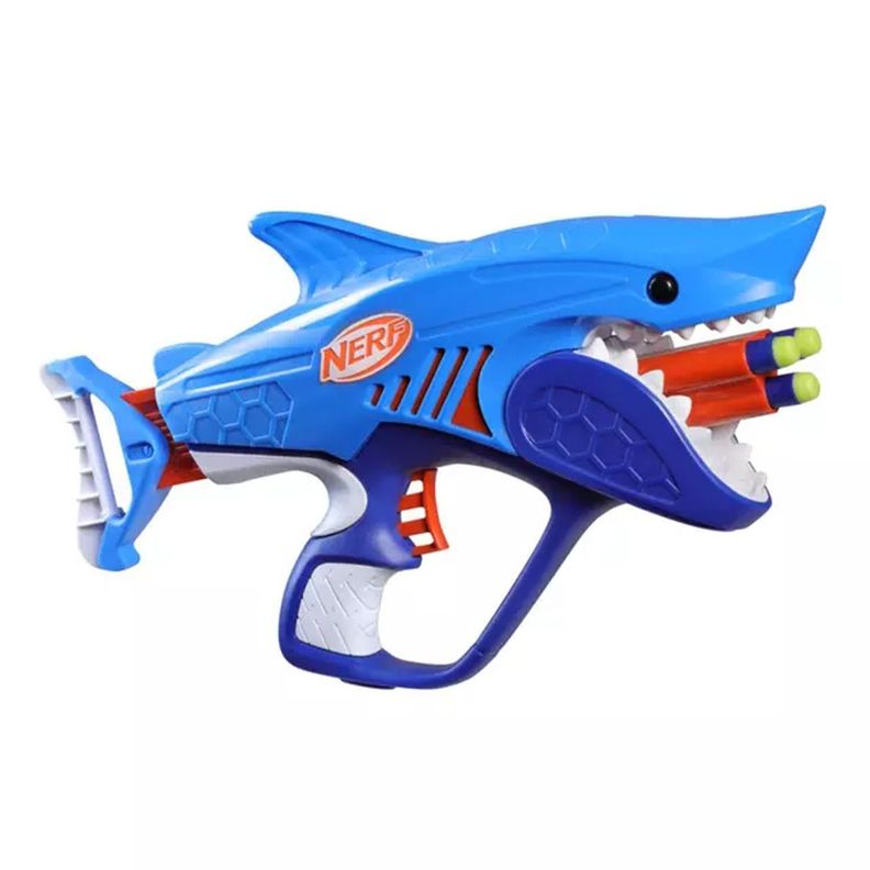 Lanzador Nerf Junior Wild Sharkfire Azul