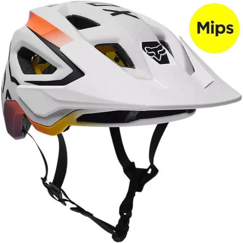 Casco Bicicleta Speedframe Vnish Blanco Fox-0