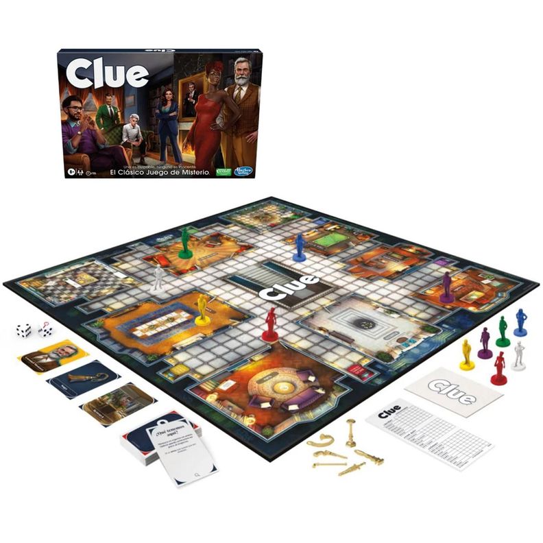 Juego de Mesa Clue Clasico Renovado Azul