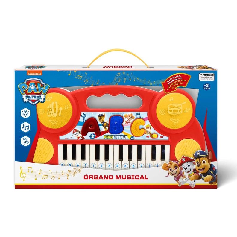 Organo Musical Paw Patrol Rojo