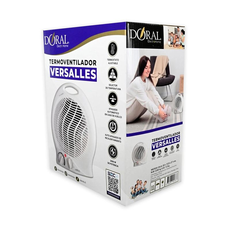 Termoventilador Versalles 2.000 W Doral-2