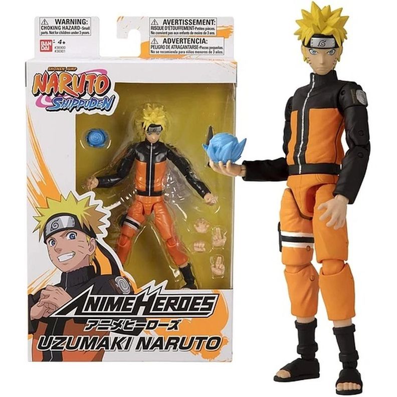 Figura Anime Heroes Bandai Naruto Uzumaki Blanco
