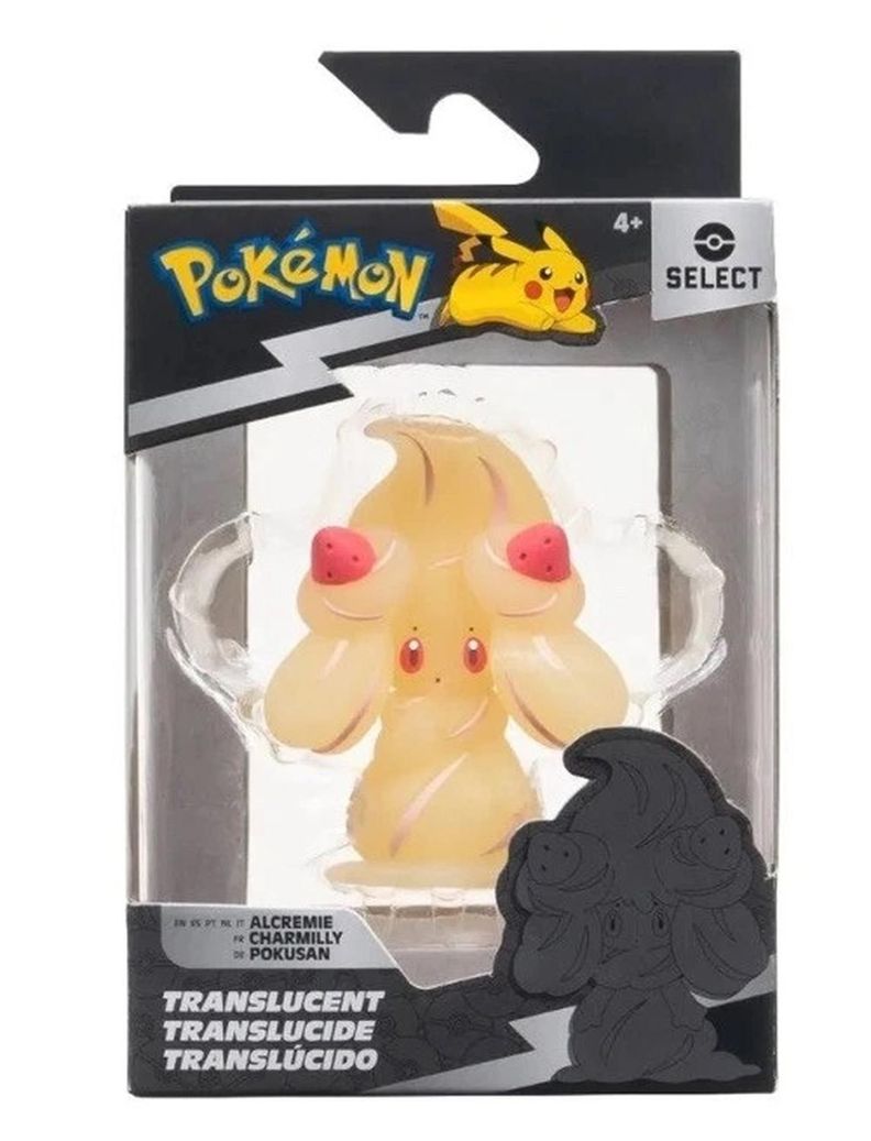 Figura Pokemon Alcremie Translucido 7cm PKW3931 Blanco