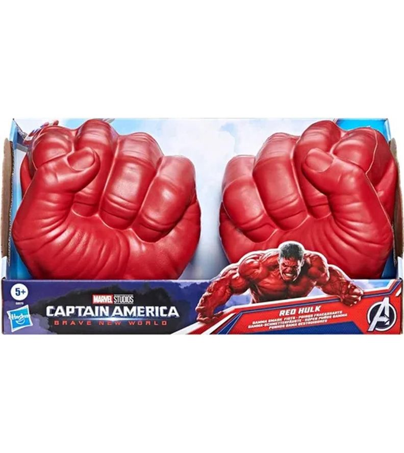 Guantes Super Punos HULK ROJO