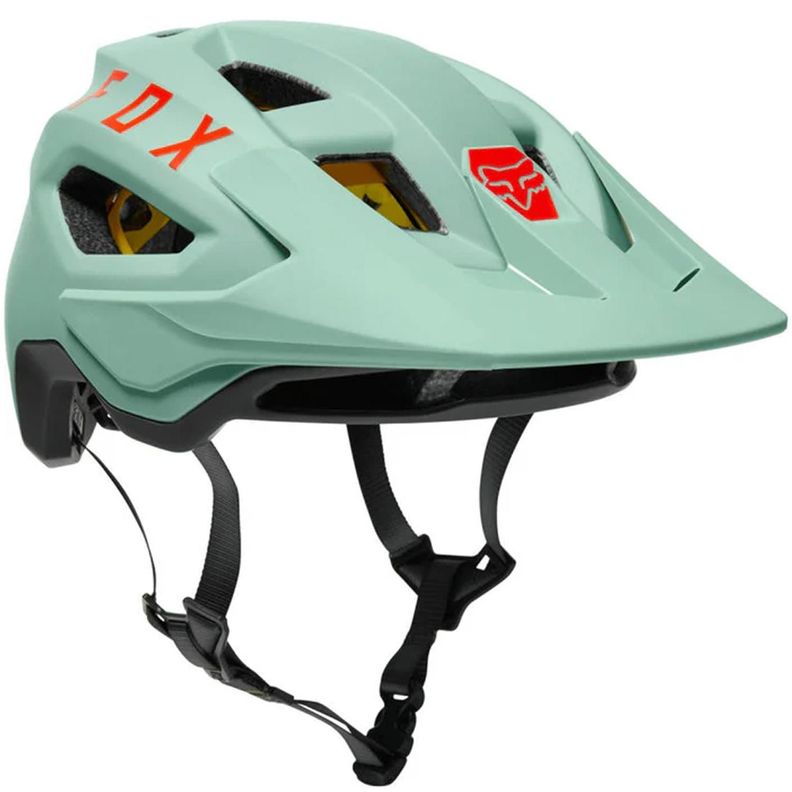 Casco Bicicleta Speedframe Mips Verde Agua Fox-0