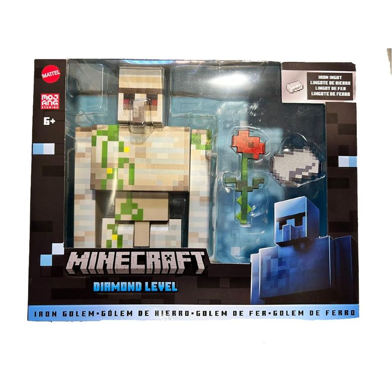 Minecraft Diamond Level Golem de Hierro Gris