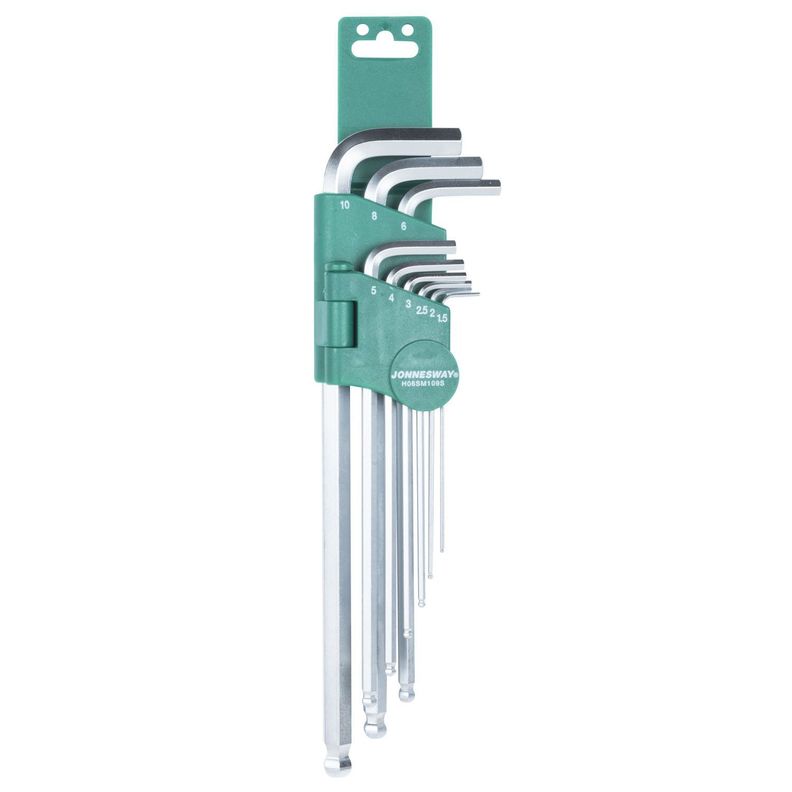 Juego De Llaves Hexagonales Punta Bola 9 Pcs Jonnesway-1