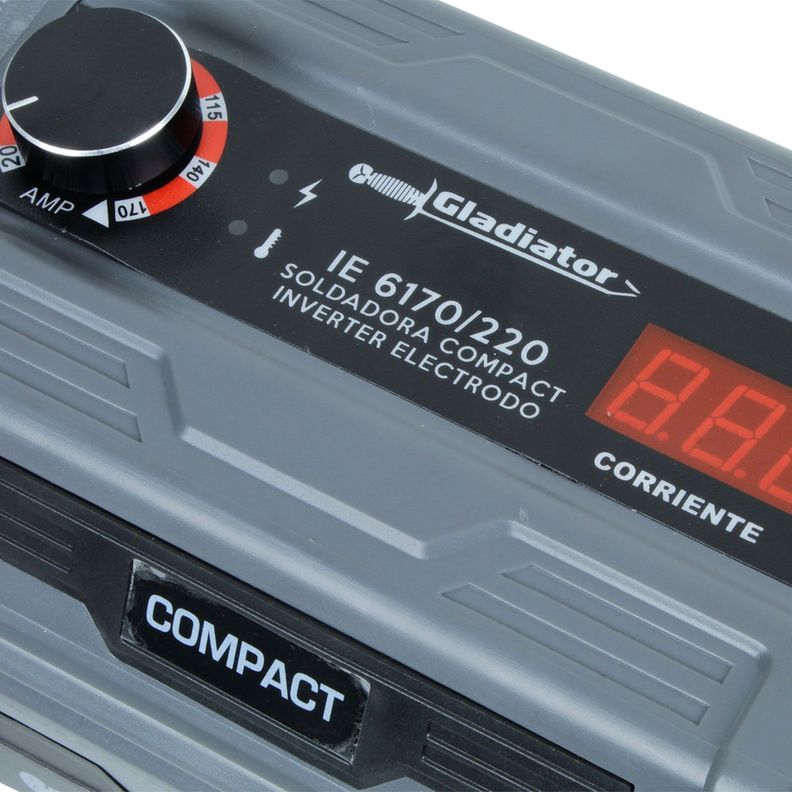 Soldadora Inverter Arco Manual 170amp IE 6170/220 Gladiator-5