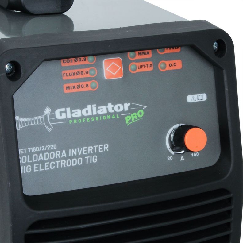 SOLDADORA 160 AMP MIG GAS-FLUX-ARCO MANUAL-TIG LIFT IMET 7160/220 GLADIATOR-3